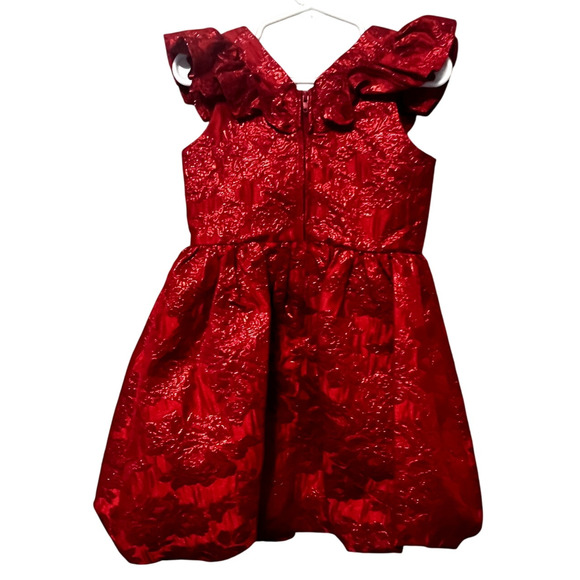 Rare Editions Floral Holiday Dress Size 4T - Picture 2 of 7